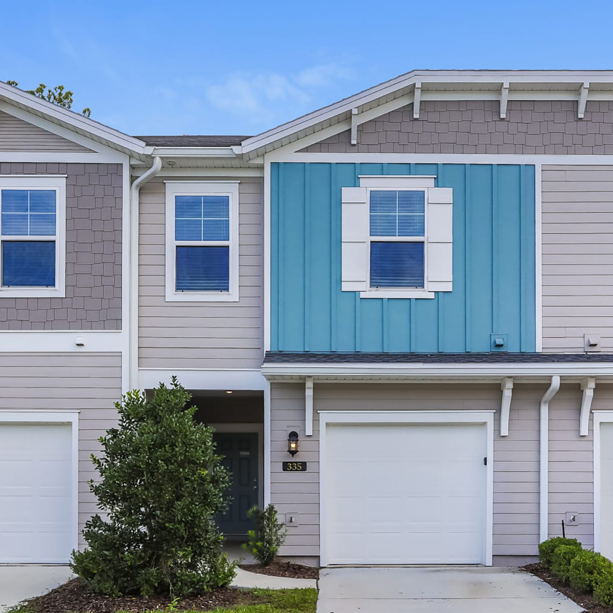 Attached 1-car garage