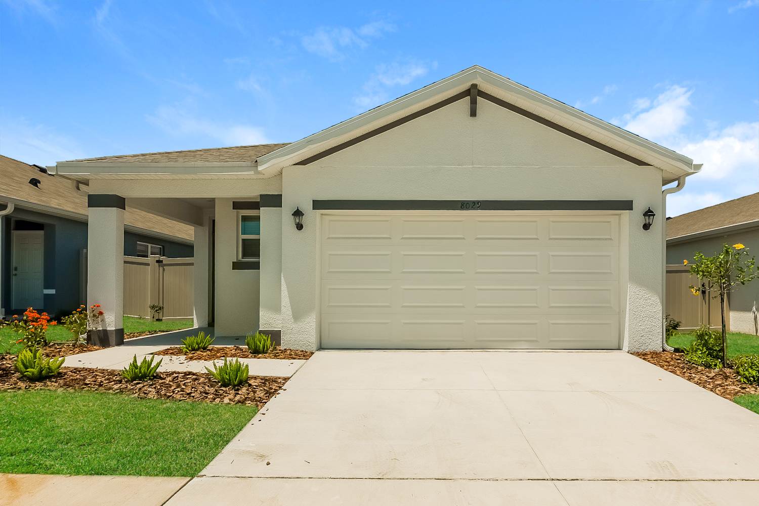 2-car garage