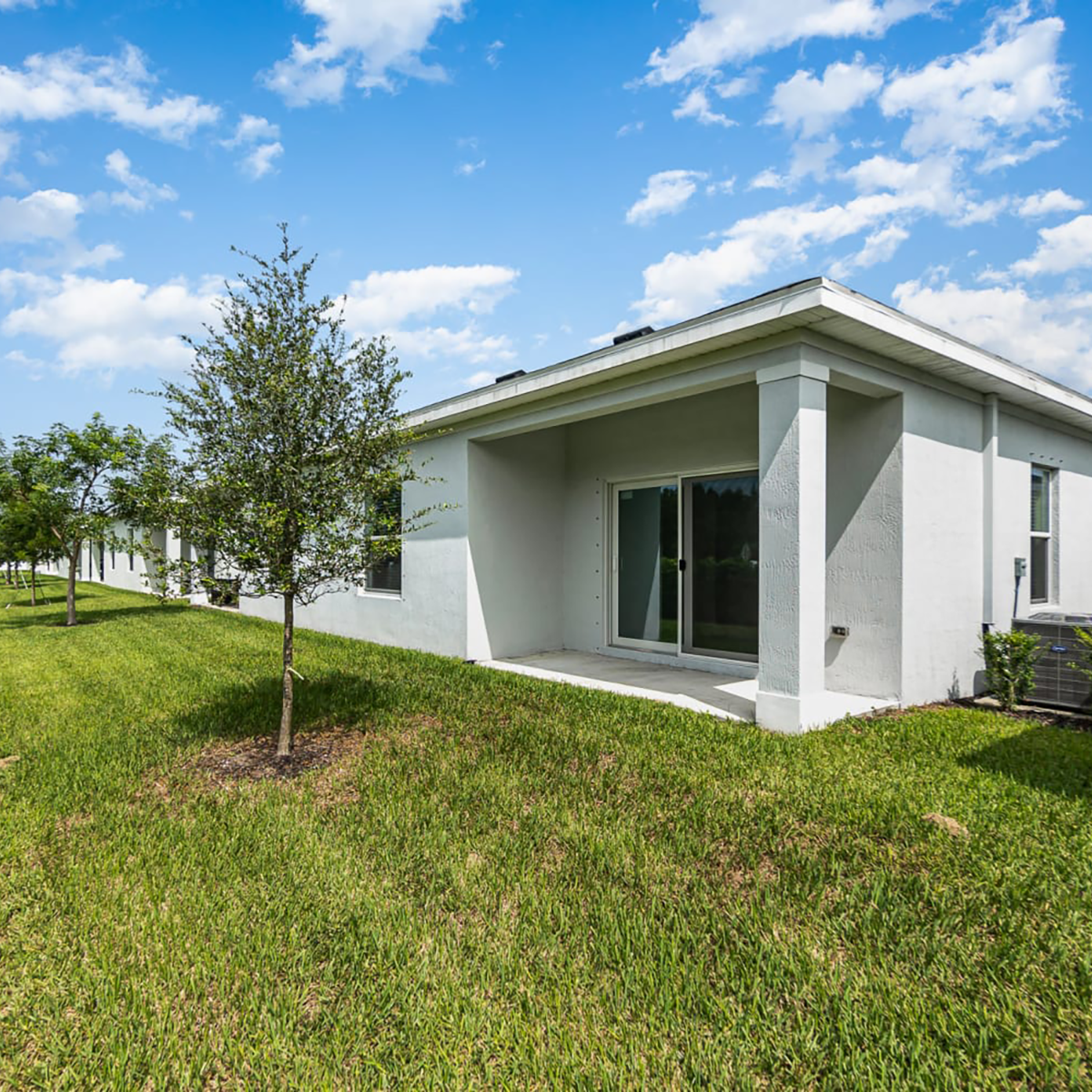 Covered patio