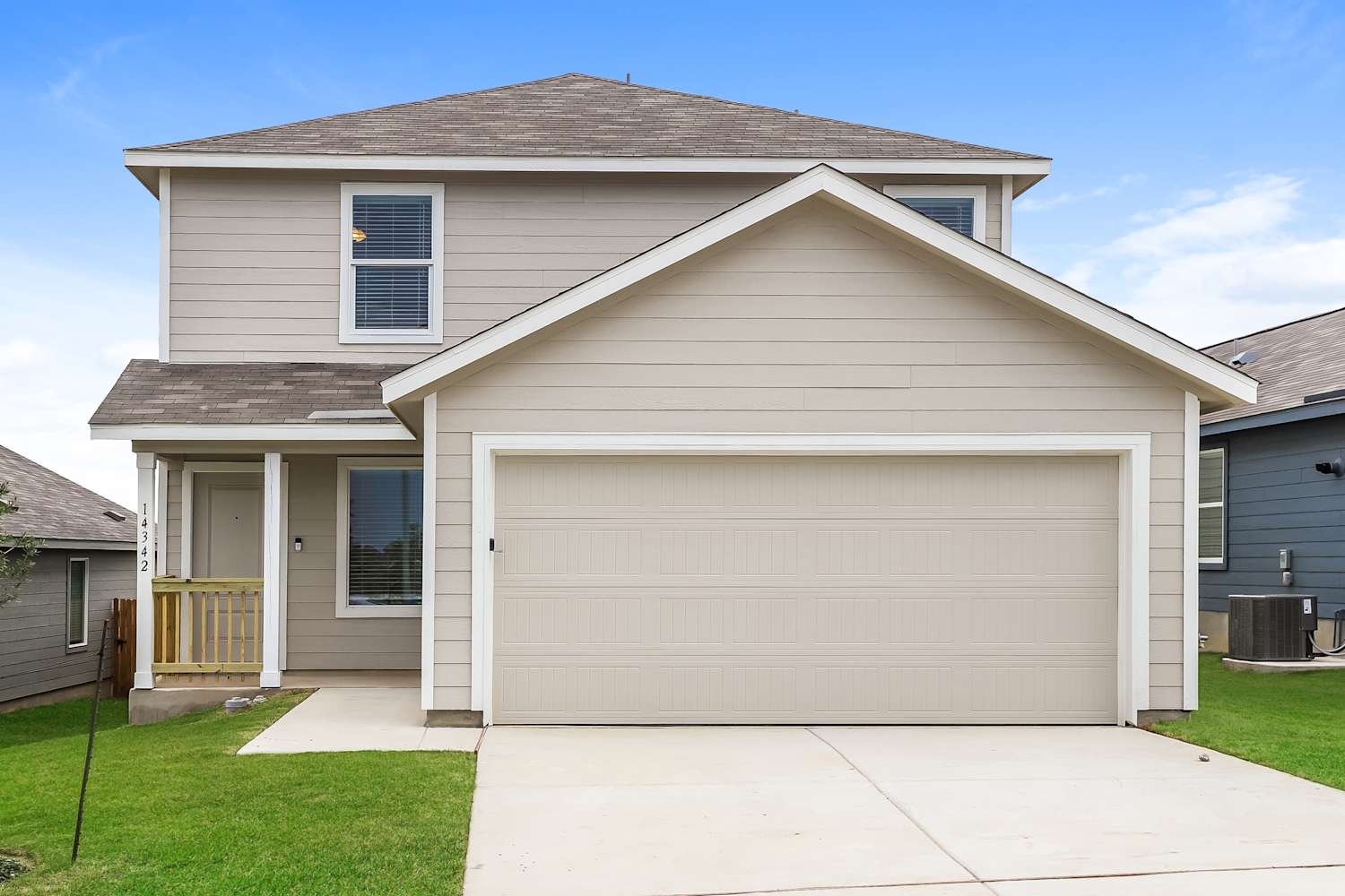 2-car garage