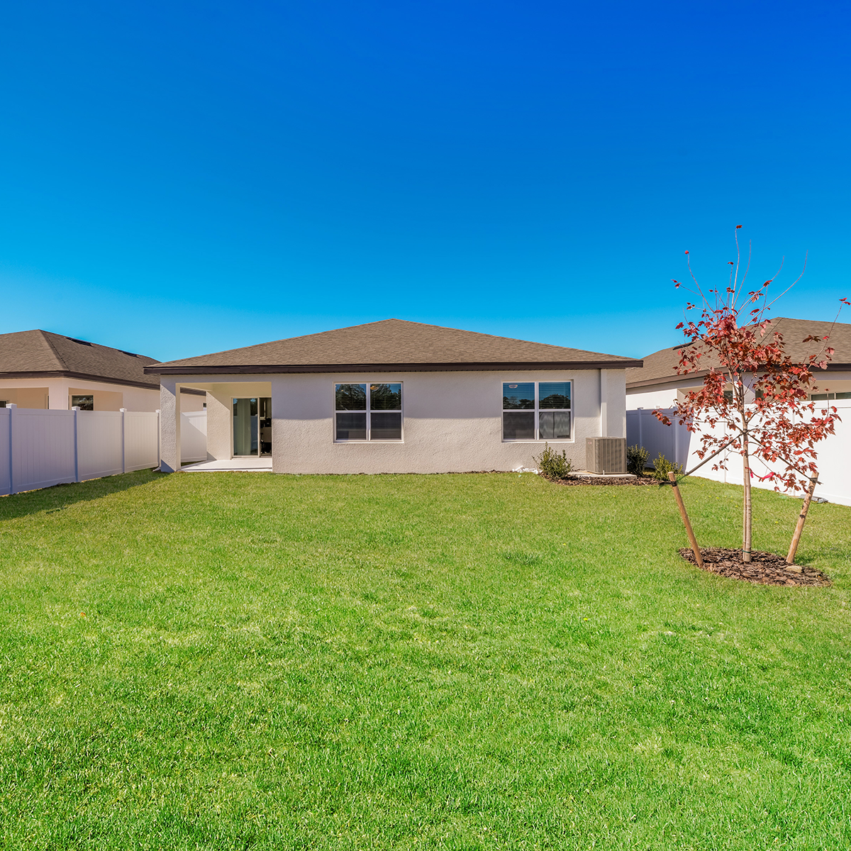 Spacious yard